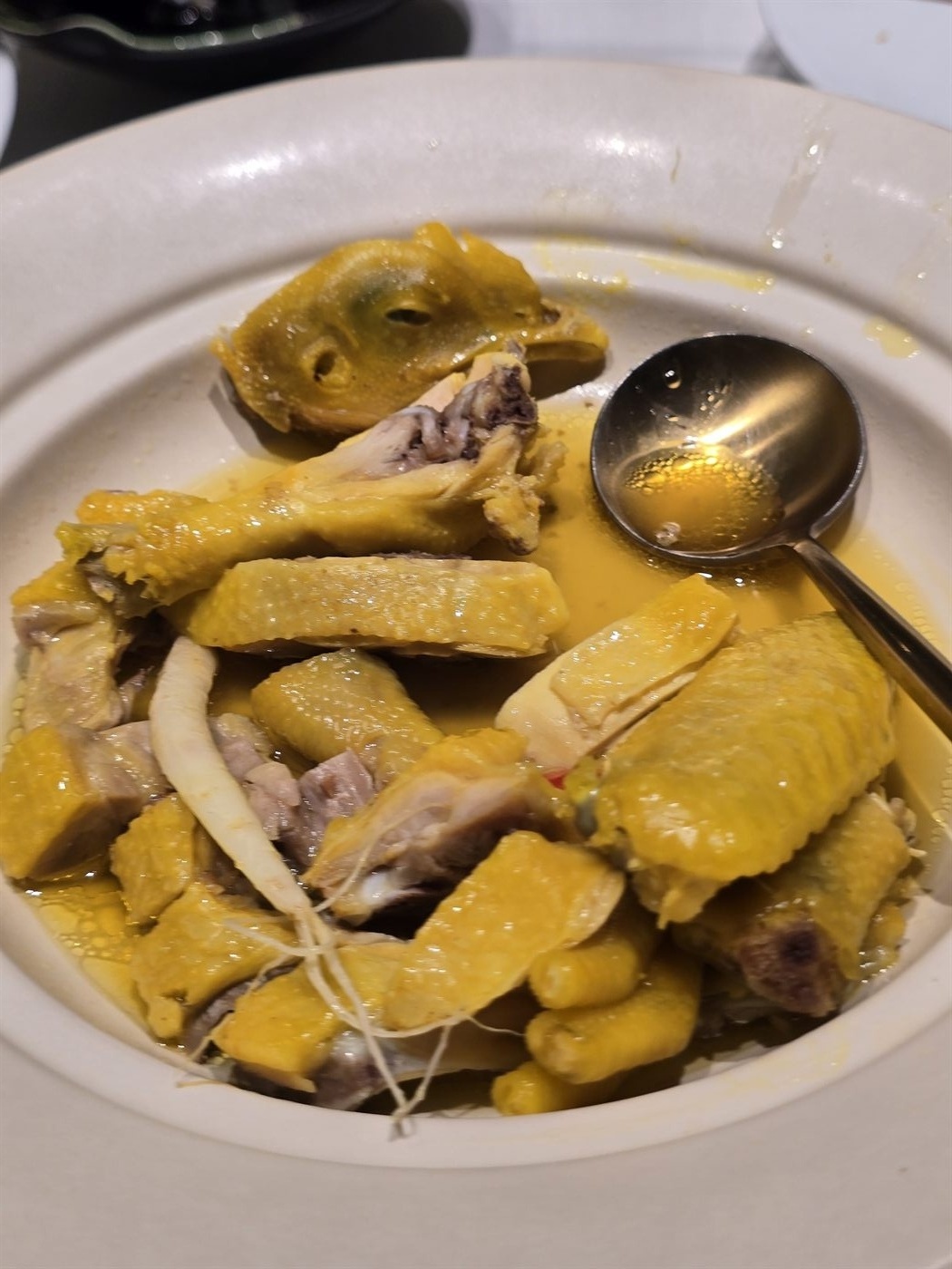 南京旅行照片,一碗金黄的蒸鸡